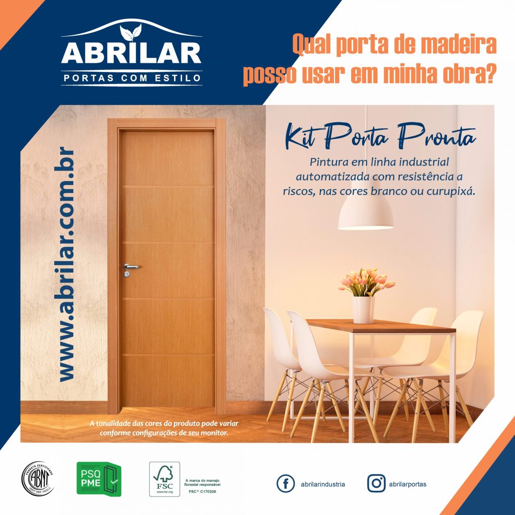 Kit Porta Pronta: Qual porta de madeira posso usar em minha obra?