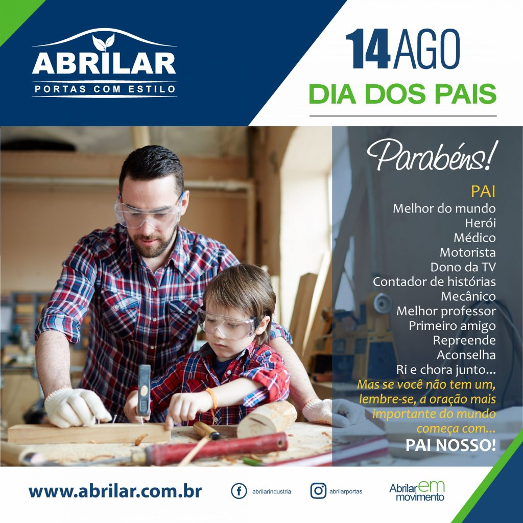Feliz dia dos Pais