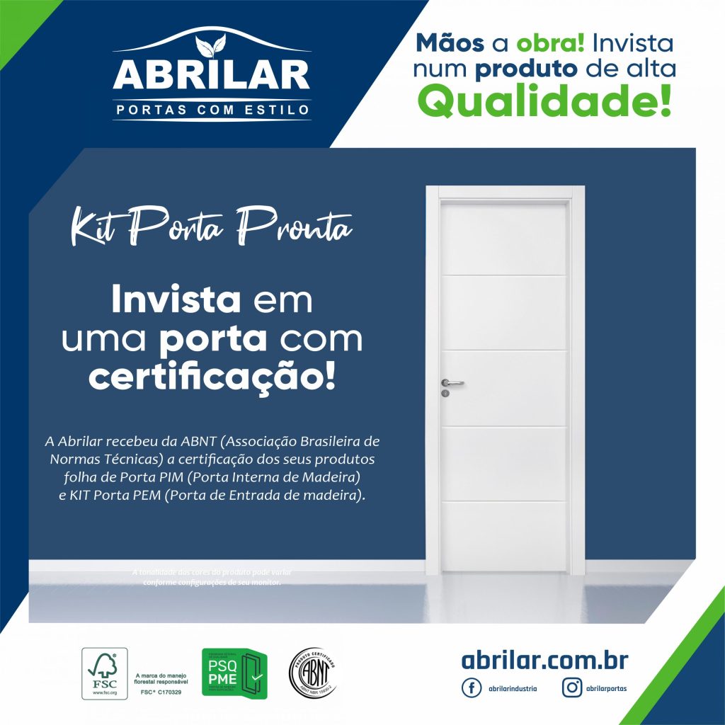 Mãos a obra! Invista num produto de alta Qualidade!