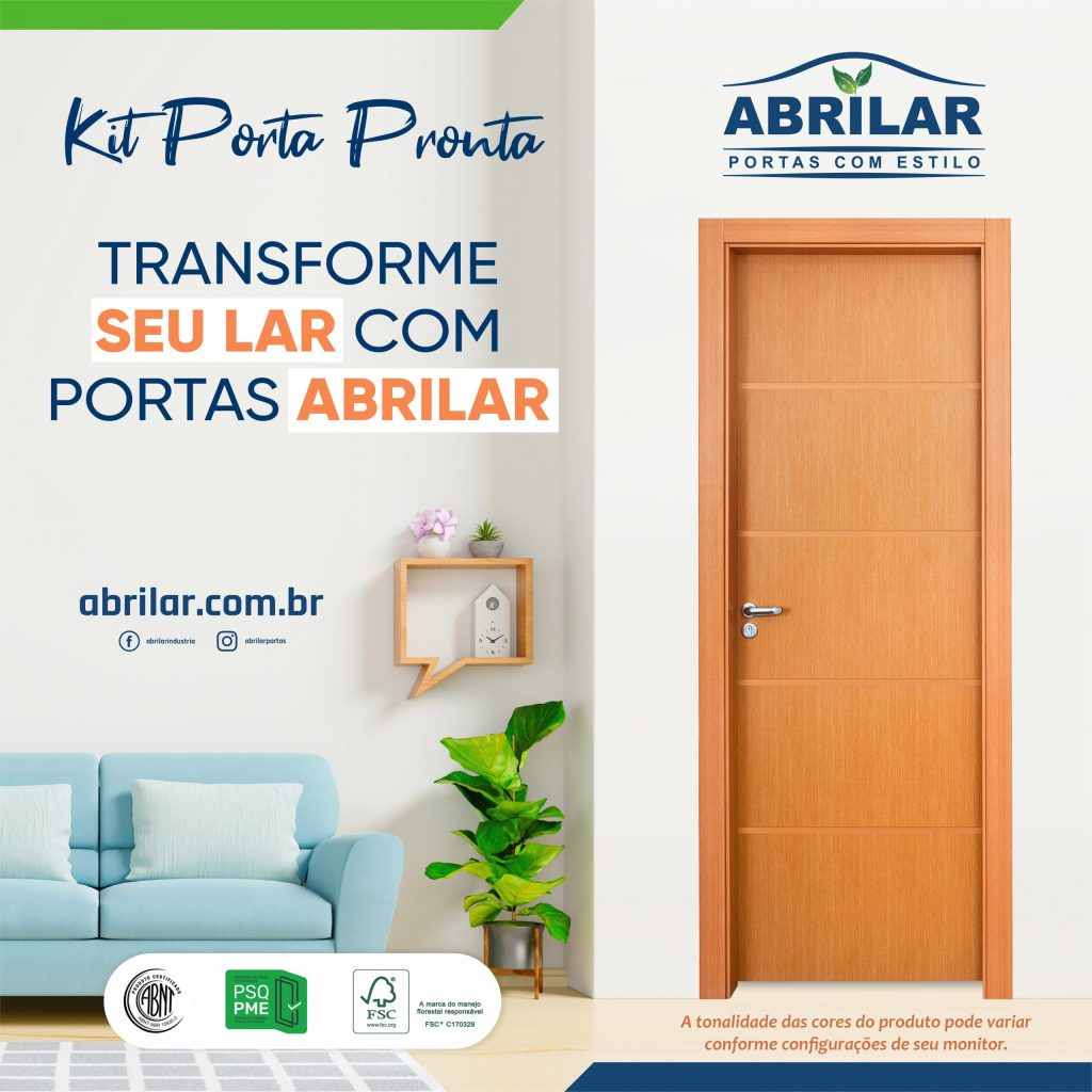 Kit Porta Pronta: Transforme seu lar com portas Abrilar!