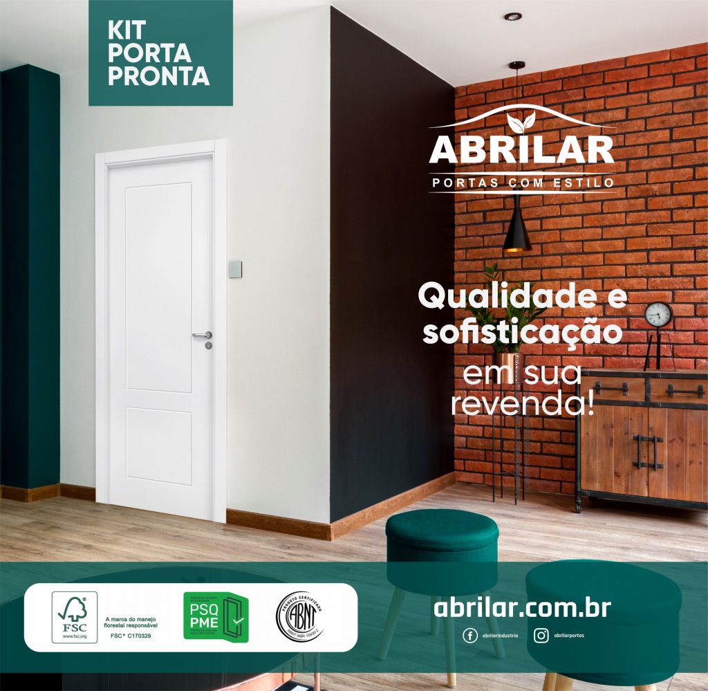 Seja uma revenda de sucesso com o Kit Porta Pronta Abrilar