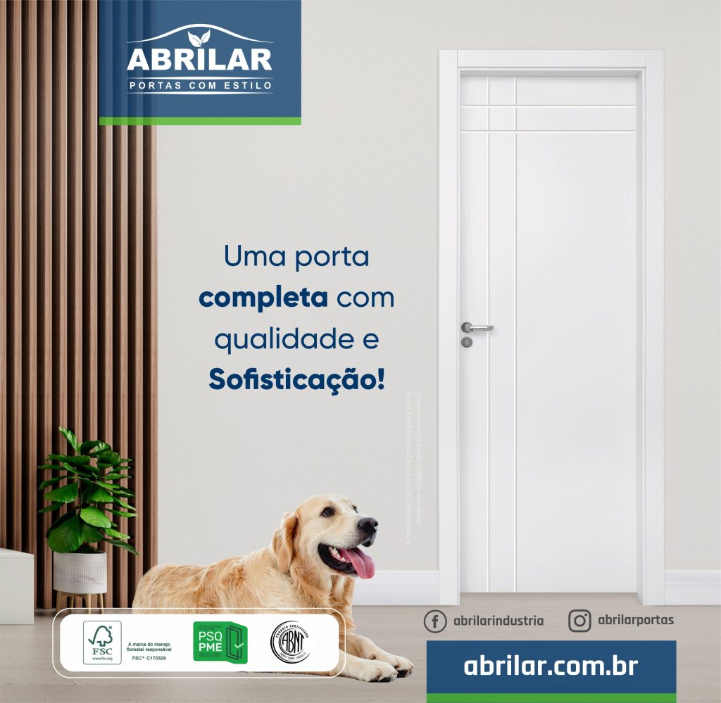 Uma porta de madeira completa, com qualidade e sofisticação!