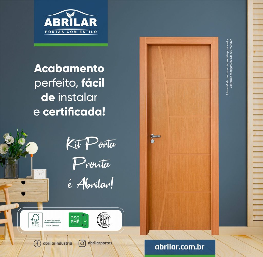 Kit Porta Pronta: Acabamento perfeito, fácil de instalar e certificada!