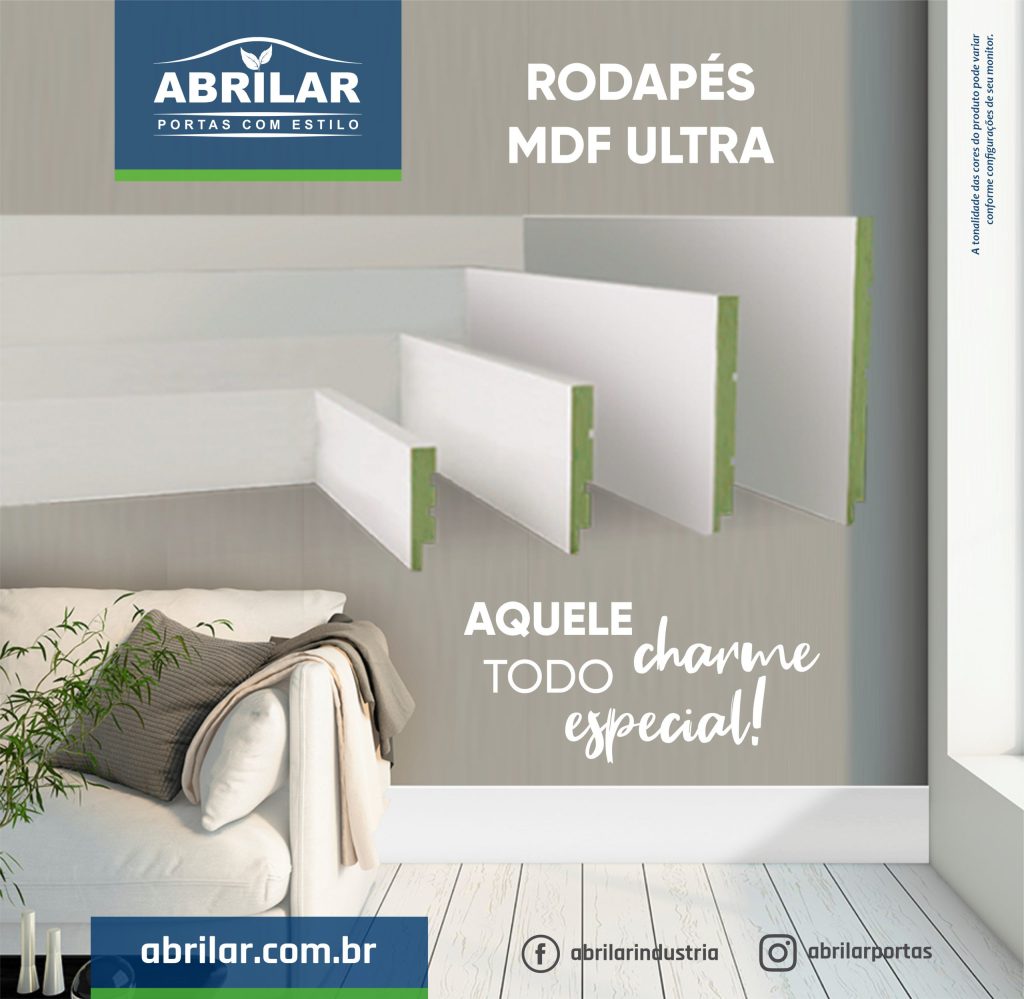 Adquira já nossos rodapés de madeira com MDF Ultra e transforme sua casa!