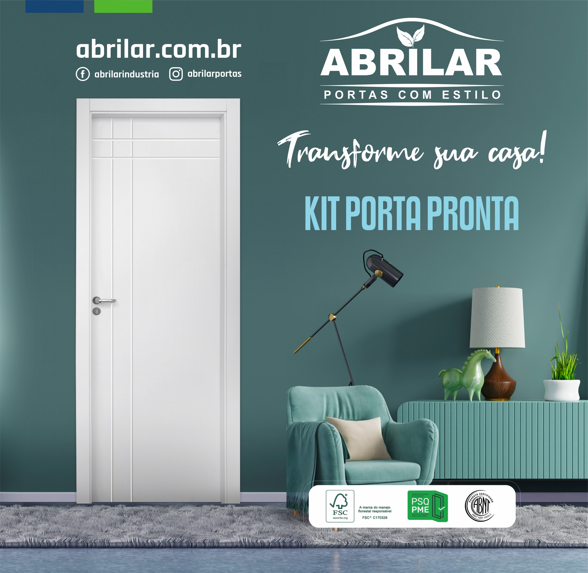 Transforme Seu Lar em um Refúgio Excepcional com o Kit Porta Pronta Abrilar!